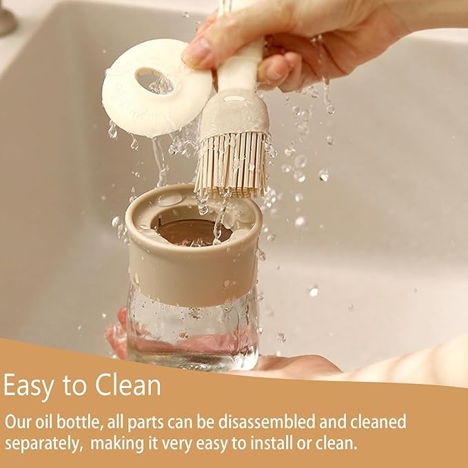 Silicone Oil Bottle Set (Pack of 2)